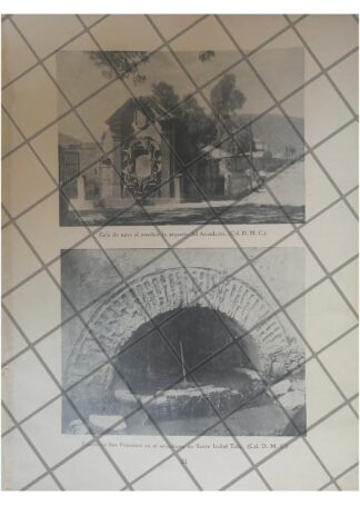 AFICHE RETRO ACUEDUCTO DE SANTA ISABEL TOLA 1938