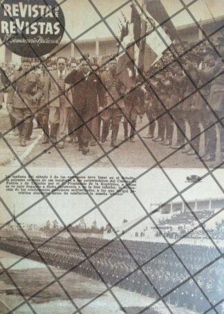 AFICHE RETRO AVILA CAMACHO Y CUERPO DE POLICIA 1941
