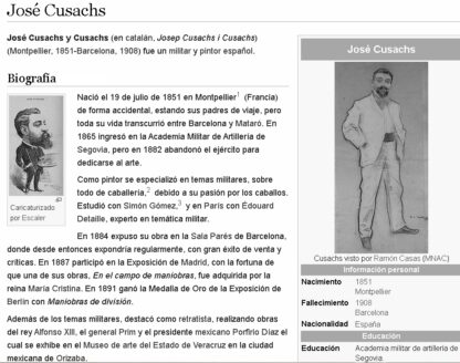 PORTADA ANTIGUA ORIGINAL . PORFIRIO DIAZ A CABALLO. POR: JOSE CUSACHS / MLT - Image 3