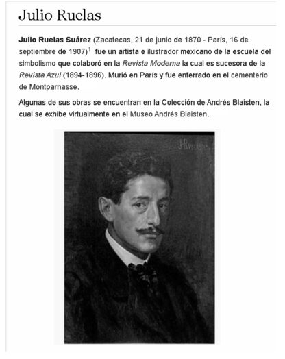 GRABADO ANTIGUO. 1897 DE JULIO RUELAS / CHIQUIHUITE - Image 2