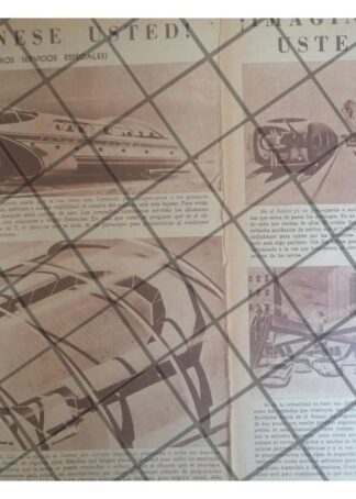 AFICHE RETRO PROFETIZAN VEHICULOS AEREOS AEROMOVILES 53