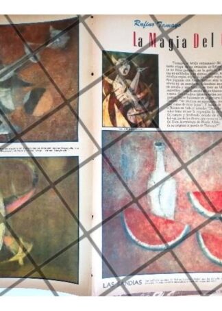 AFICHE RETRO PINTOR. RUFINO TAMAYO 1956
