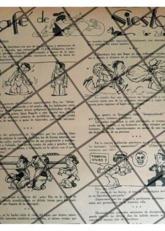 TIRA COMICA ANTIGUA DE GABRIEL VARGAS 1934