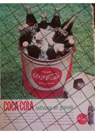 CARTEL RETRO. COCA COLA 1966 /52