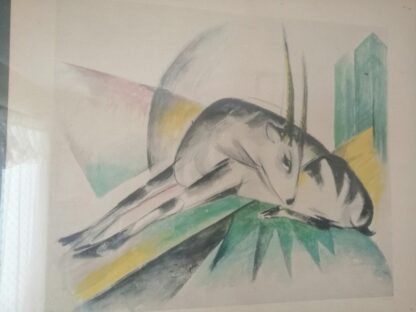 LITOGRAFIA ANTIGUA. GACELA, FRANZ MARC. GALERIA OTTO STANGL, EXPRESIONISMO - Image 8