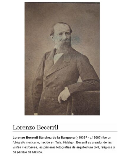 GRABADO ANTIGUO DE LORENZO BECERRIL 1895 DOMITILA ALLENDE - Image 2