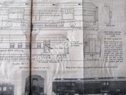 GRABADO ANTIGUO TREN NEW YORK CENTRAL 1928 /A2 - Image 2