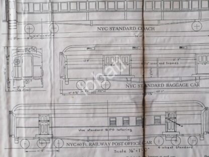 GRABADO ANTIGUO TREN NEW YORK CENTRAL 1928 /A2 - Image 3