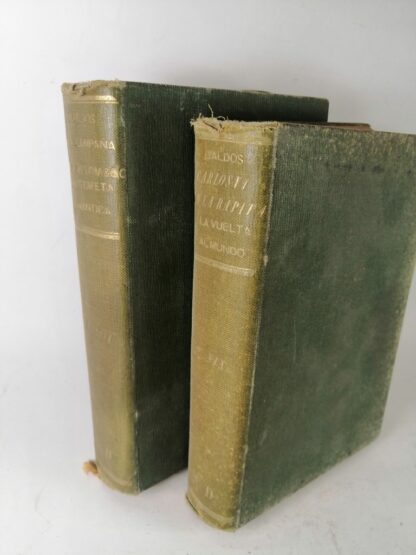 LIBRO ANTIGUO. OBRAS DE PEREZ GALDOS 1917 2 VOL. NVL - Image 3