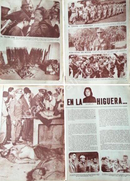 CARTEL ANTIGUO ORIGINAL DE REPORTAJE DE LA MUERTE DEL CHE GUEVARA 1967 / RARO - Image 7