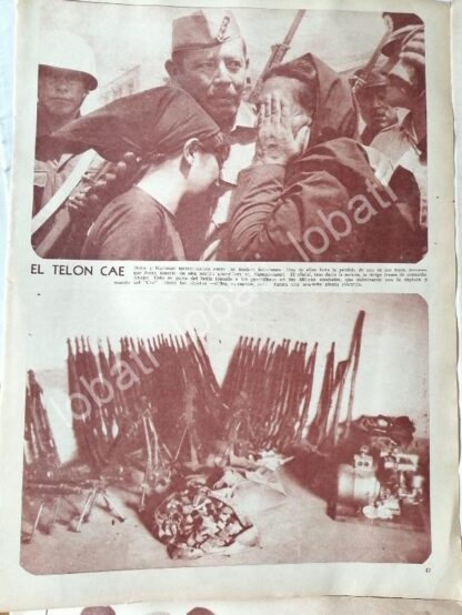 CARTEL ANTIGUO ORIGINAL DE REPORTAJE DE LA MUERTE DEL CHE GUEVARA 1967 / RARO - Image 5