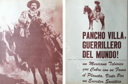 CARTEL ANTIGUO ORIGINAL DE PANCHO VILLA, GUERRERO DEL MUNDO 1966 - Image 4