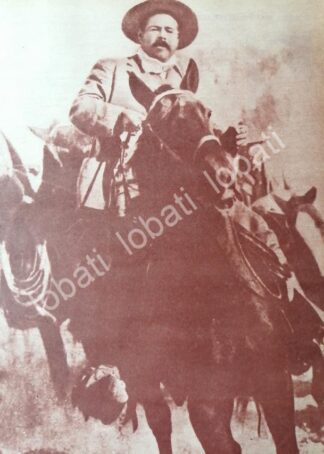 CARTEL ANTIGUO ORIGINAL DE PANCHO VILLA, GUERRERO DEL MUNDO 1966