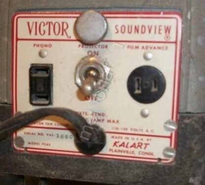 Proyector Antiguo 35mm Victor Kalart, Años 40s - Image 4
