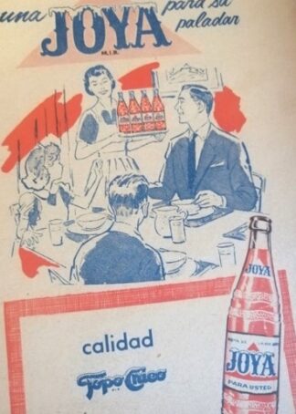 PUBLICIDAD ANTIGUA REFRESCOS JOYA 1962