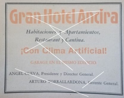 6 AFICHES ANTIGUOS HOTEL ANCIRA MONTERREY 1963 1950s 60s - Image 6