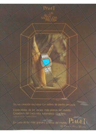 CARTEL PUBLICITARIO RETRO. RELOJES PIAGET 1969 /12