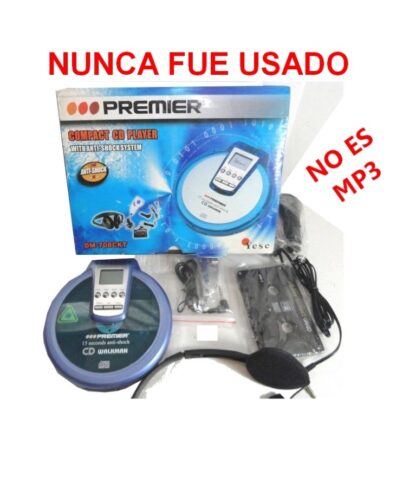 REPRODUCTOR DE CD RETRO. PREMIER, AÑOS 90s JAMAS USADO