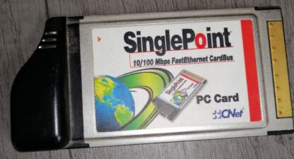TARJETA PCMCIA RETRO ETHERNET CNET SINGLE POINT. AÑOS 90s - Image 2