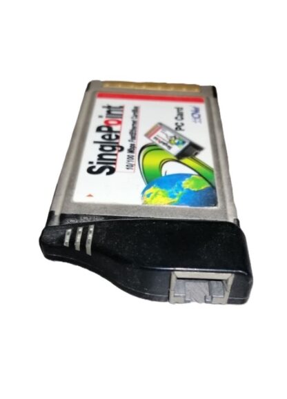 TARJETA PCMCIA RETRO ETHERNET CNET SINGLE POINT. AÑOS 90s