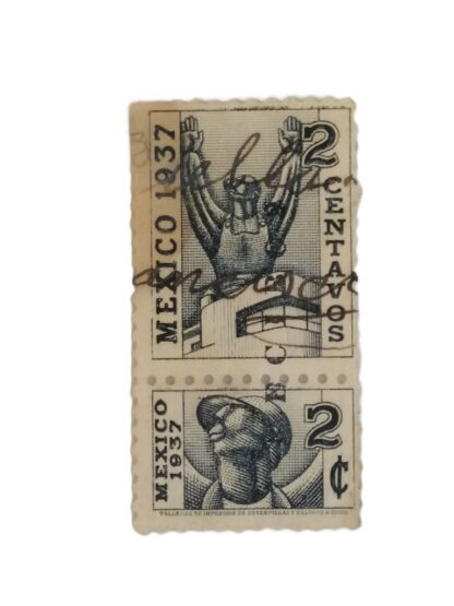 TIMBRE FISCAL ANTIGUO. 1937 2C