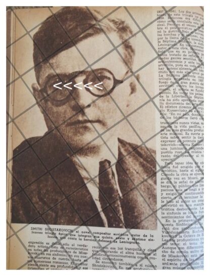 AFICHE RETRO NICOLAI MYASKOVSKY /dmitri shostakovich - Image 2