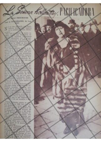 AFICHE RETRO MIKHAILOVNA KOLONTAI 1944