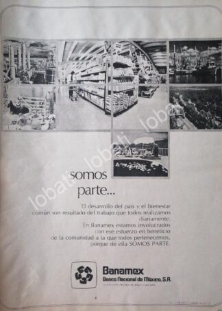 CARTEL ANTIGUO ORIGINAL DE BANCO BANAMEX 1979 /135