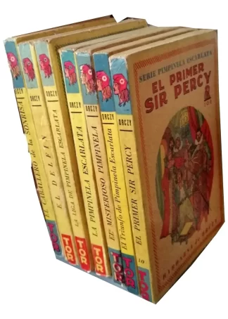 Lote De 7 Novelas  Antiguas Baronesa De Orczy 1945