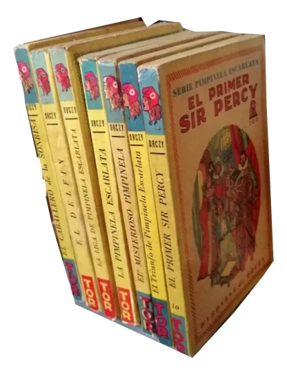 Lote De 7 Novelas  Antiguas Baronesa De Orczy 1945