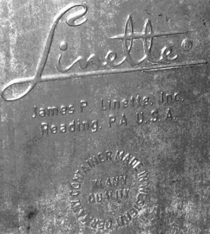Antigua Cajita Dulcera Linette, Años 50s Lamina pintada a Mano - Image 8