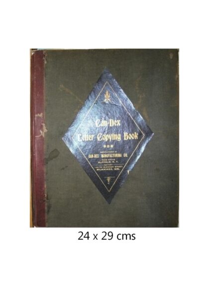 ANTIGUO LIBRO COPIADOR DE DOCUMENTOS, SIGLO 19 /MUY RARO.