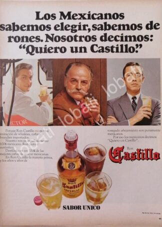CARTEL ANTIGUO ORIGINAL DE RON CASTILLO 1969 /513