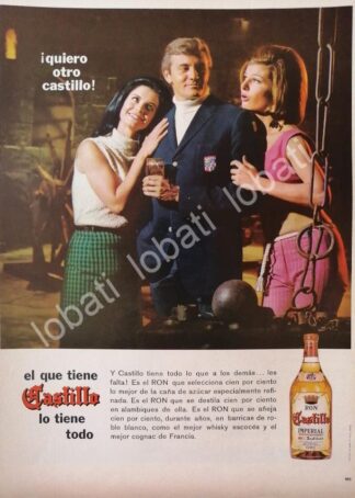 CARTEL ANTIGUO ORIGINAL DE RON CASTILLO 1966 /510