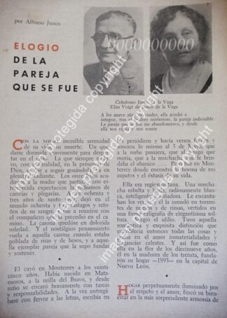 AFICHE RETRO. MUERTE DE CELEDONIO JUNCO DE LA VEGA Y ESPOSA. /Periodistas