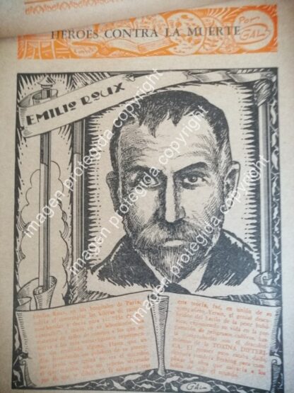 13 GRABADOS ANTIGUOS DE LEONEL GARCIA 1945 MEDICOS CELEBRES. /Caricaturistas - Image 7