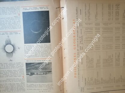 AFICHE RETRO. EL ECLIPSE DEL 25 ENERO DE 1944. POR. JOAQUIN GALLO /Cientificos - Image 2