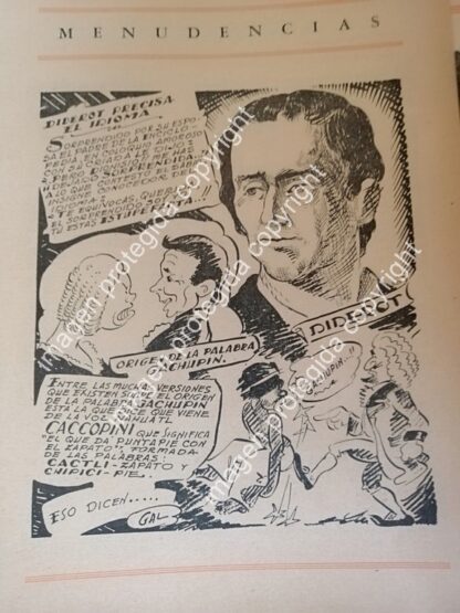 4 TIRAS COMICAS ANTIGUAS DE LEONEL GARCIA 1952 MENUDENCIAS. /RARO - Image 2