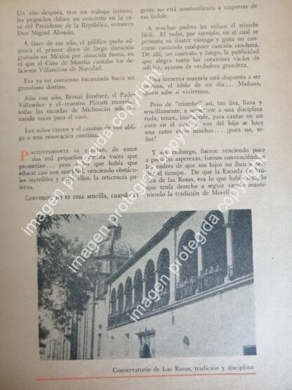 AFICHE RETRO. LOS NIÑOS CANTORES DE MORELIA 1959 /P2 - Image 3