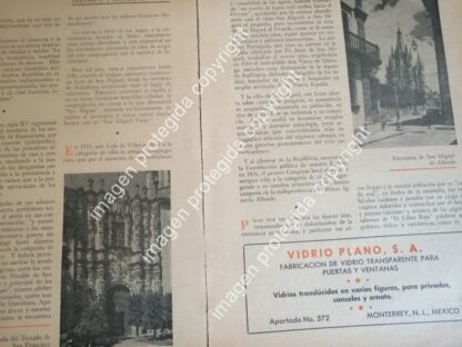 AFICHE RETRO. SAN MIGUEL DE ALLENDE 1959 - Image 3