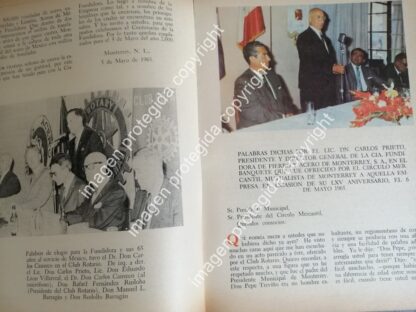 AFICHE RETRO . REPORTAJE 65 ANIVERSARIO DE FUNDIDORA MONTERREY 1966 - Image 3