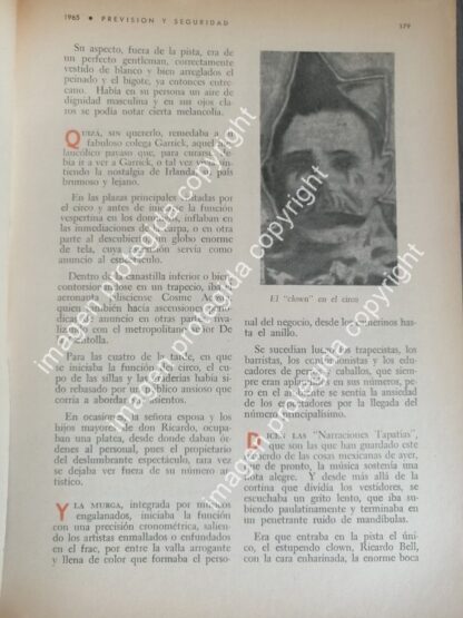 AFICHE RETRO . RICARDO BELL Y EL CIRCO ORRIN 1965 - Image 2
